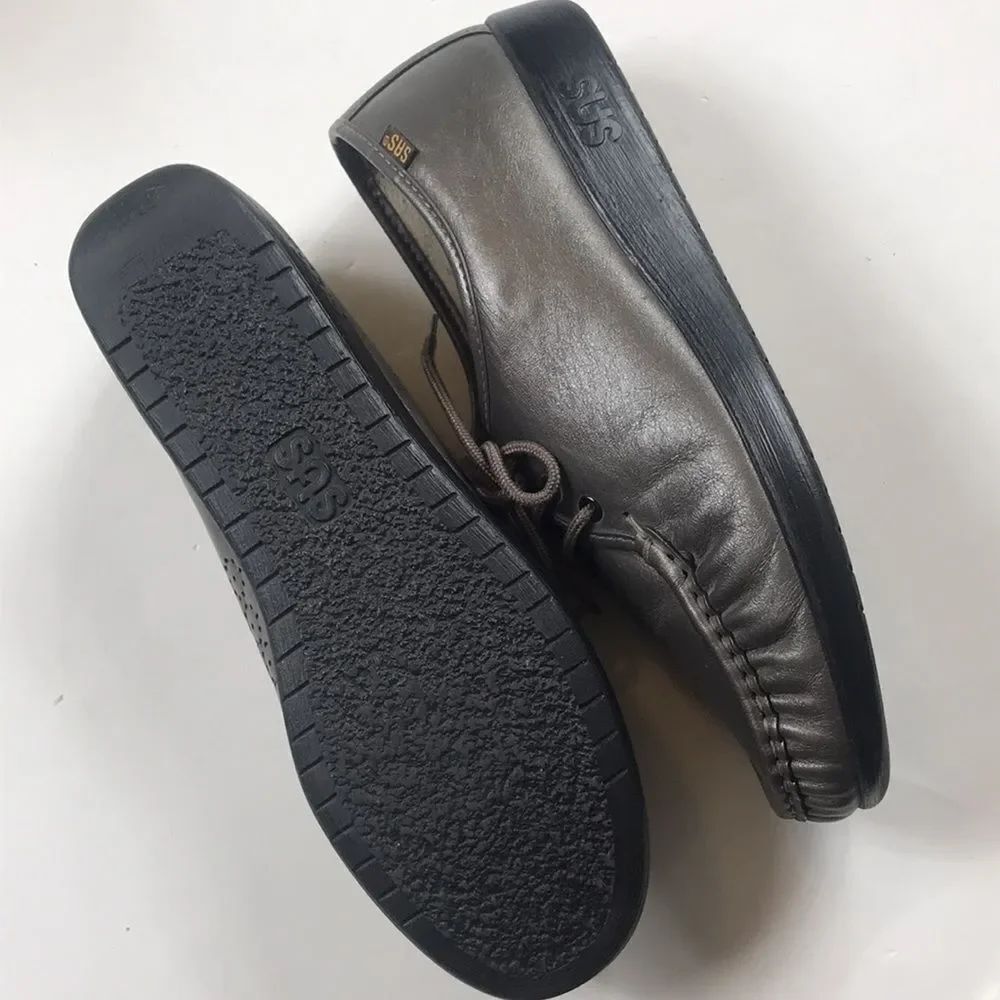 genuine handsewn sas   gray shoes